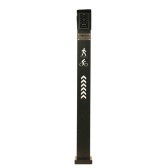 Vue générale du support digicode pour barrière levante