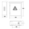 Schéma de la box de contrôle pour borne escamotable