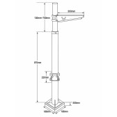 Schéma de la caméra de détection pour barrière levante