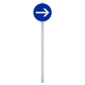 Vue générale du kit de panneau de Direction obligatoire B21 diam. 450 mm