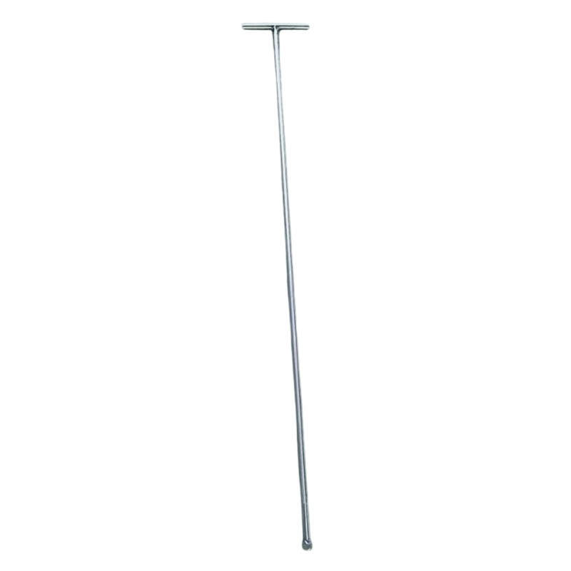 Vue générale de la clé inox pour borne escamotable manuelle