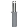 vue générale de la borne escamotable inox manuelle