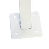 Vue de la platine du support pour barrière levante